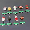Car Shaking Head Santa Claus Ornaments Center Console Instrument Panel Elk Snowman Christmas Tree Decoration Ornaments for Gift