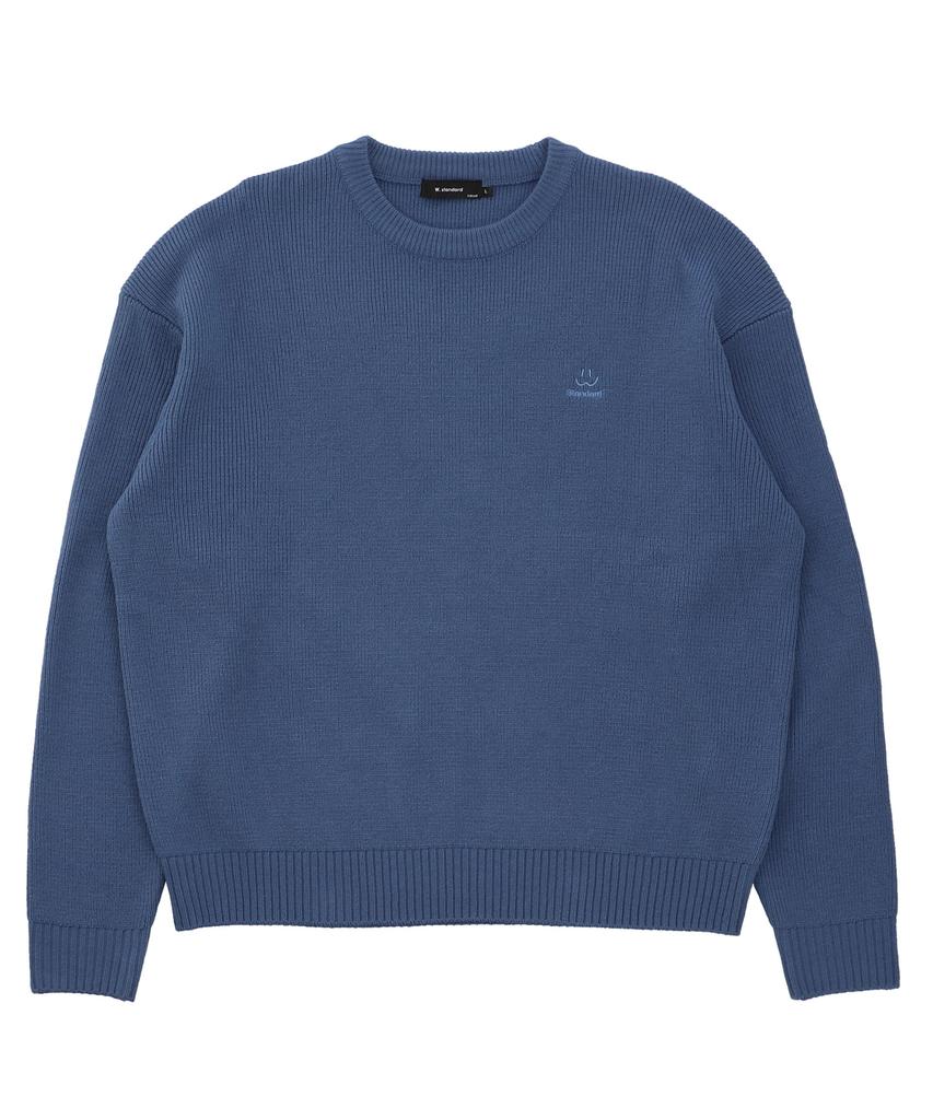 W STANDARD Smile Basic Pullover [4 Colors]