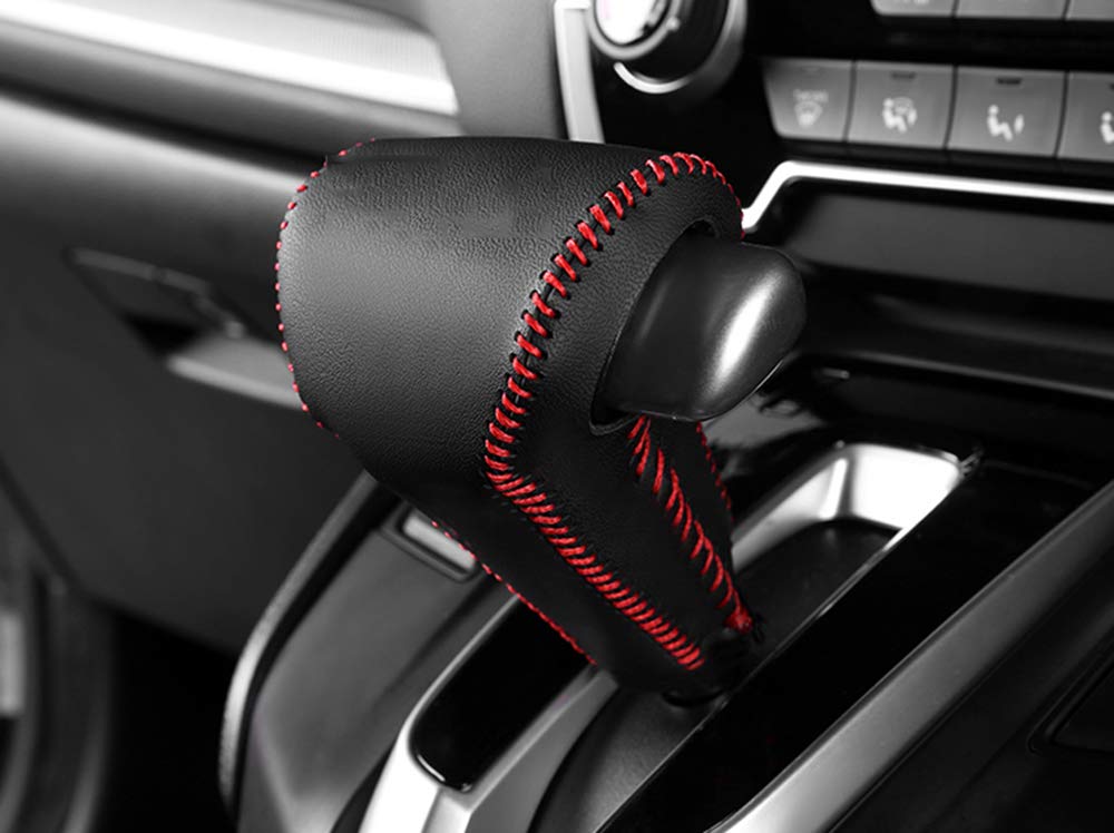 KUTOOK New CR-V RW Leather Shift Knob Cover Shift Knob Protector