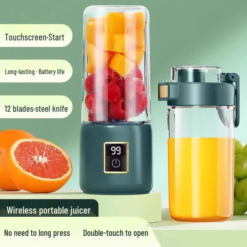 Portable Multifunctional Mini Juicer and Food Processor - Electric Smoothie and Fruit Cup