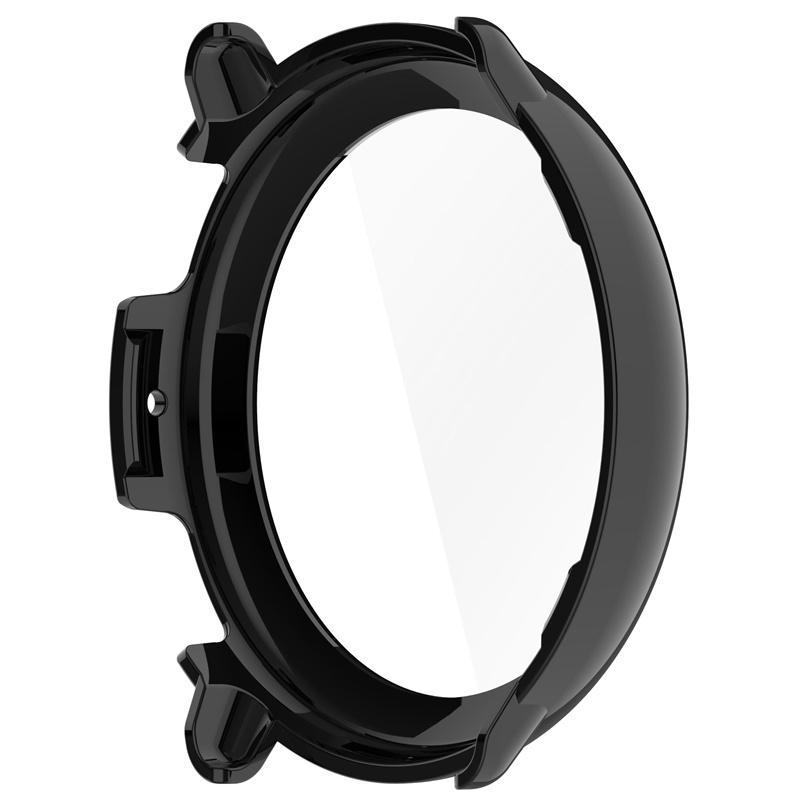 Carcasă PC+ Sticlă Securizată pentru Amazfit Active2 Ceas Inteligent Curea Bumper Carcasă Acoperire Completă Protector Ecran Accesorii