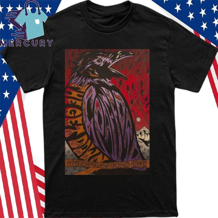 Spafford Oct 23-24 2025 The Get Down Music Venue in Portland OR Poster Shirt Unisex T-Shirt L