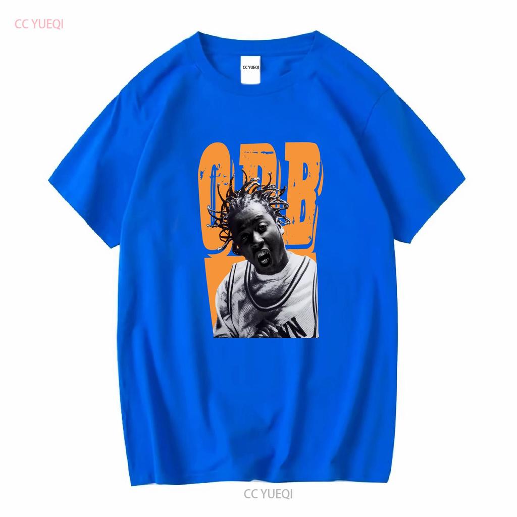 OL DIRTY BASTARD TRIČKO S POTISKEM OBLIČEJE vintage Vyprané Pohodlné módní Mírně Stylové streetwear grafika homme Prodyšné Měkké