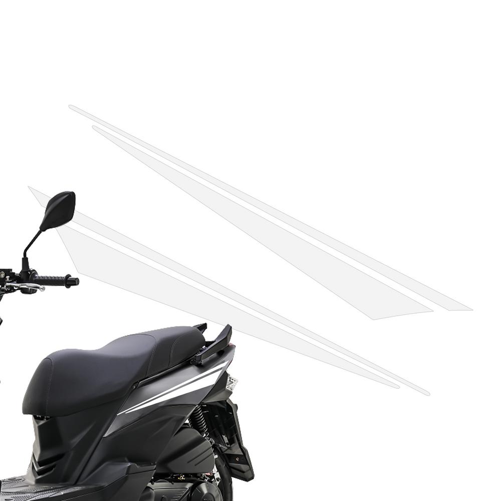 

Decals Stickers For Motorcycle Waterproof Motorcycle Stickers Automotive Decals Bright Colors Strong Adhesion Stripe Stickers белый