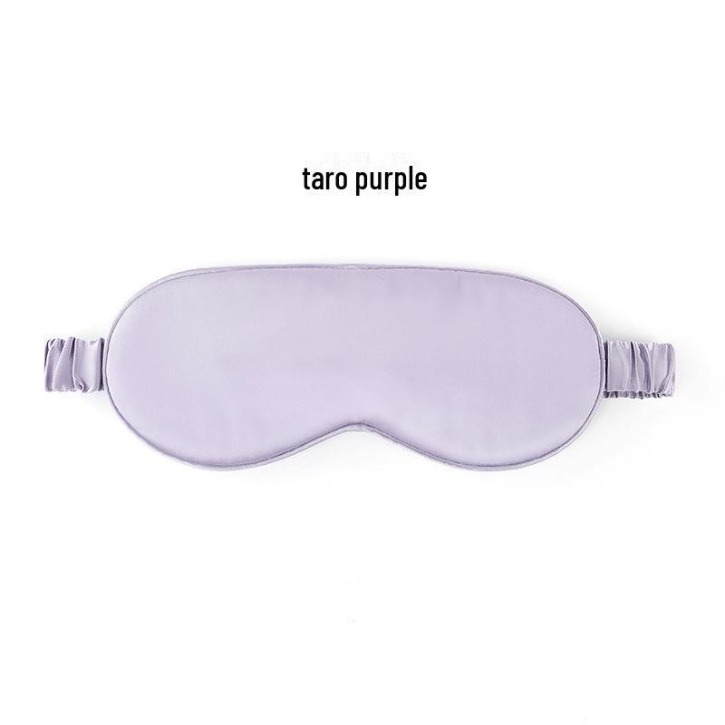 Butterfly Embroidered Silk Eye Mask - 19 Momme Double-Sided Mulberry Silk with Shade and Embroidered Logo