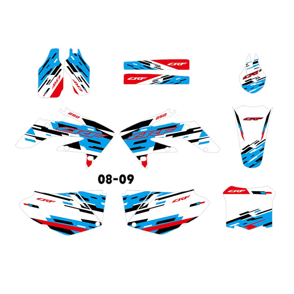 CRF250R CRF250 Off-Road Stickers (2004-2009)