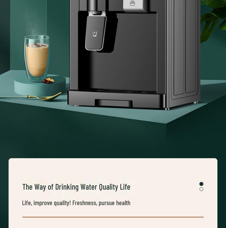 2026 Smarter Mini-Schreibtisch-Wasserspender: Automatische Toplader, Heißwasser bereit für Zuhause und Wohnheim.