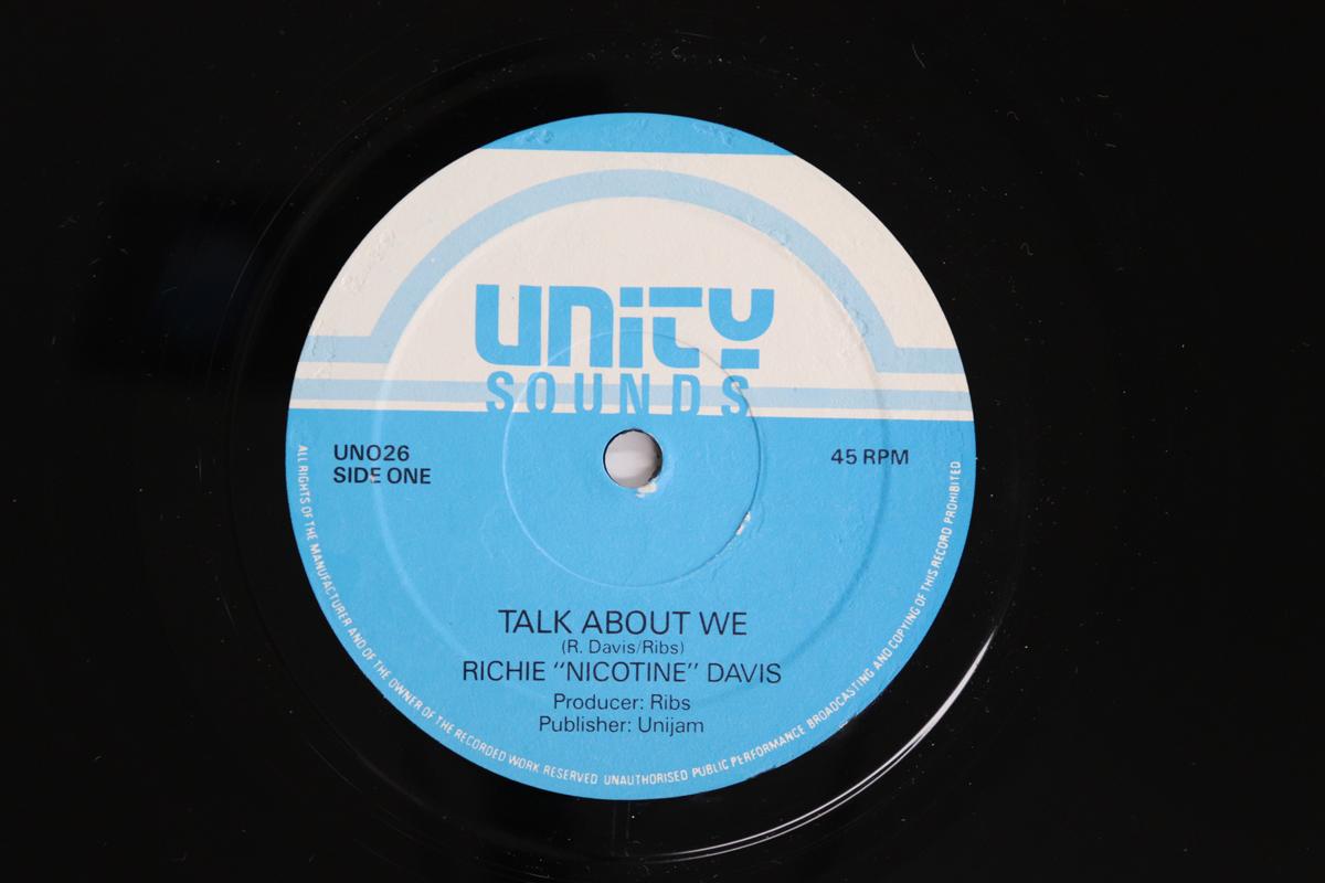 

12inch Record RICHIE DAVIS Sensi Boom You Ha Fe Cool UN026 UNITY SOUNDS 1987 UK Reggae Ska Dub Used