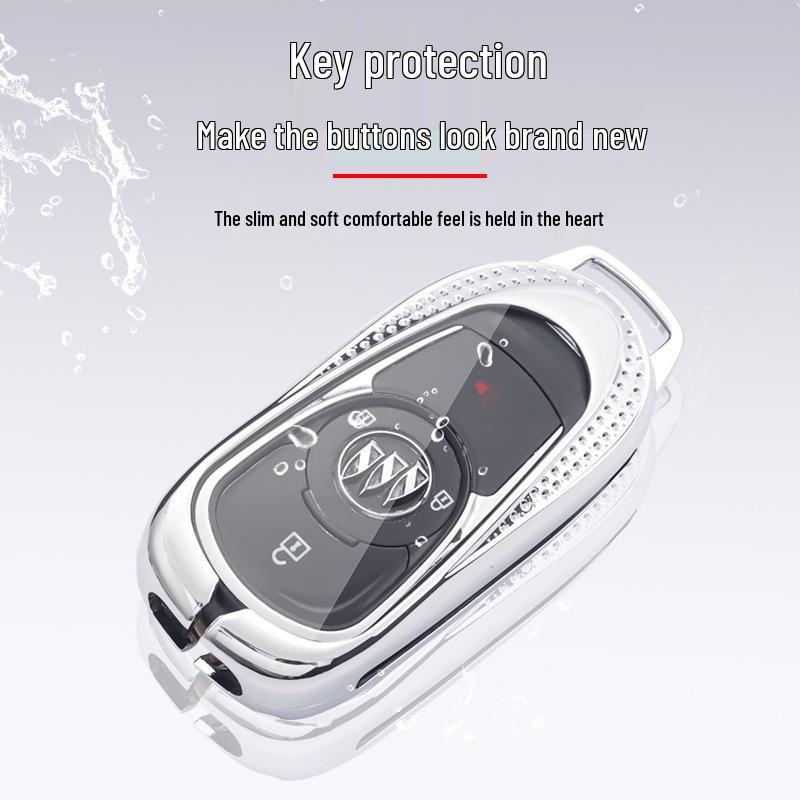Buick Key Case for Regal, Envision, Enclave - 2022 Model Shell & Buckle