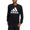 adidas Sweatshirts Men's Black Crew Neck Moderate Regular GK9074
