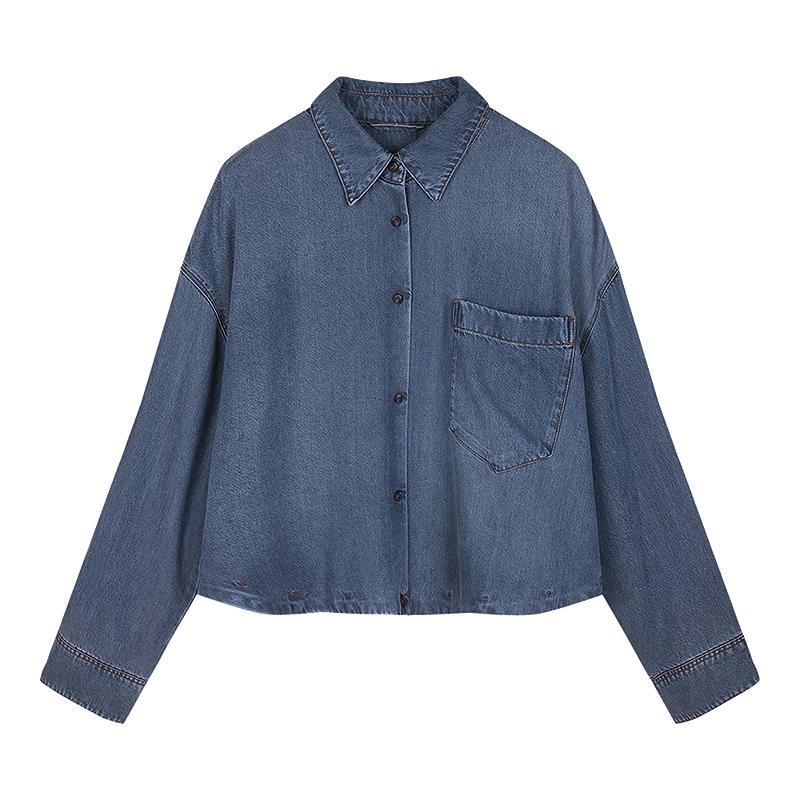 JNBY 2026 Spring Loose H-Shape Long-Sleeve Shirt M