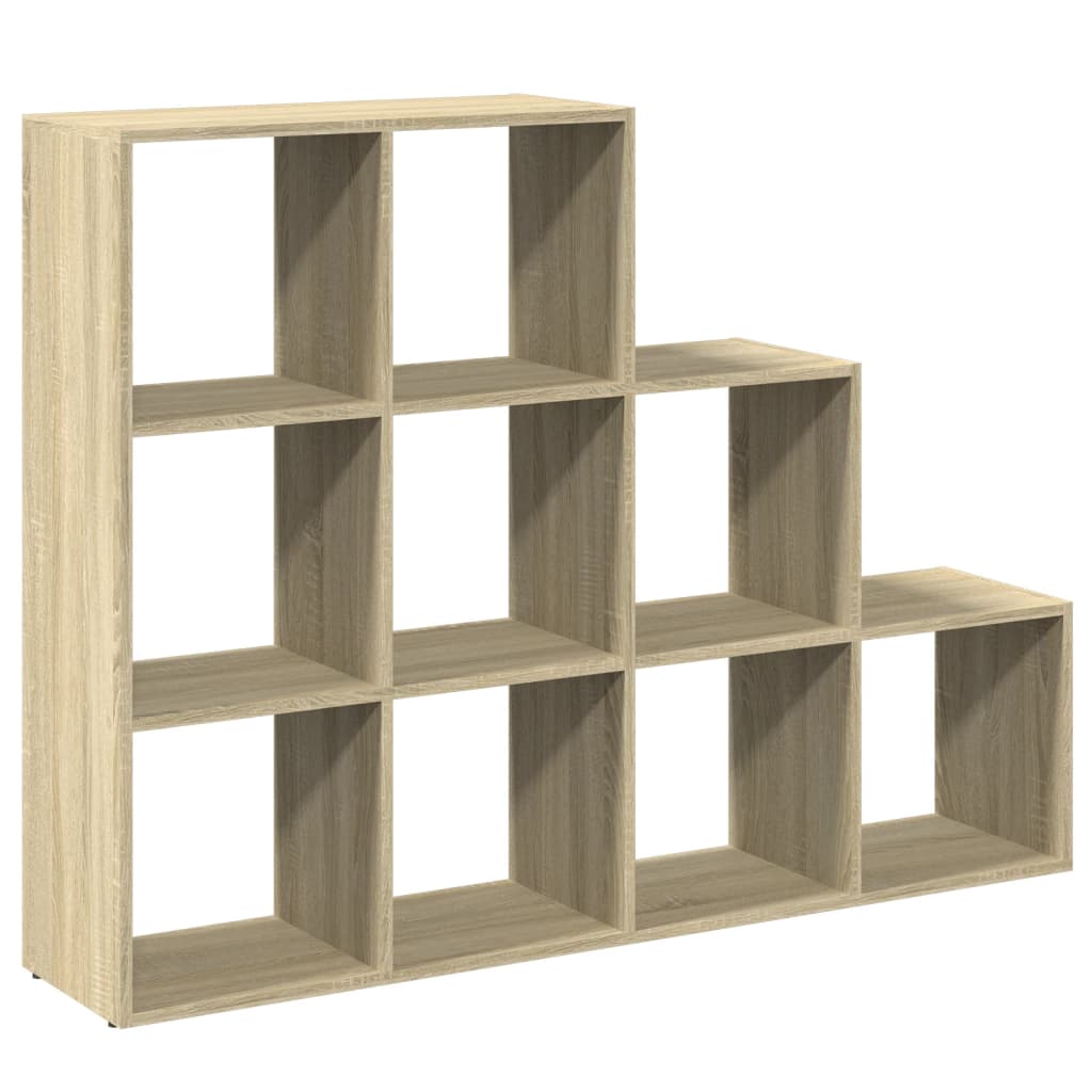 Vidaxl Regał Przegroda, 3 Poziomy, Dąb Sonoma, 137,5X29X103,5 Cm