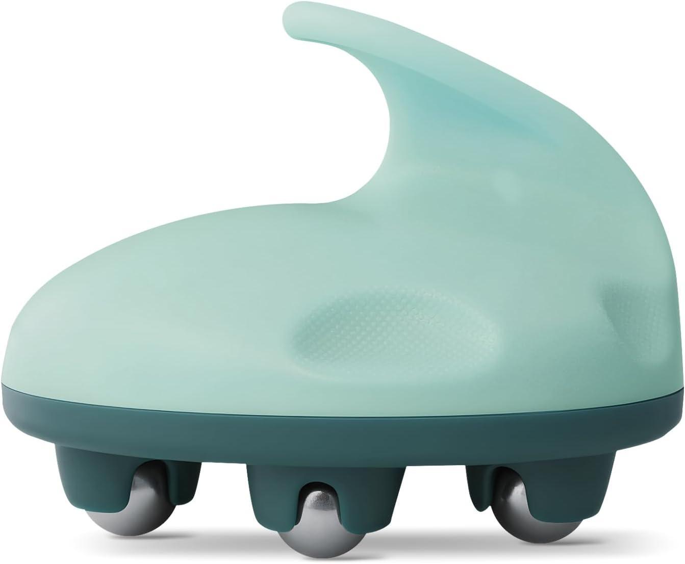 

Roller Massager Lymphatic Drainage Massager For Thighs, Tummy, Butt, Massage Gloves For Hands With 7 360-Degree Metal Roller