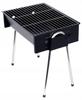 Tourist charcoal grill 48x33x46cm portable stainless steel black