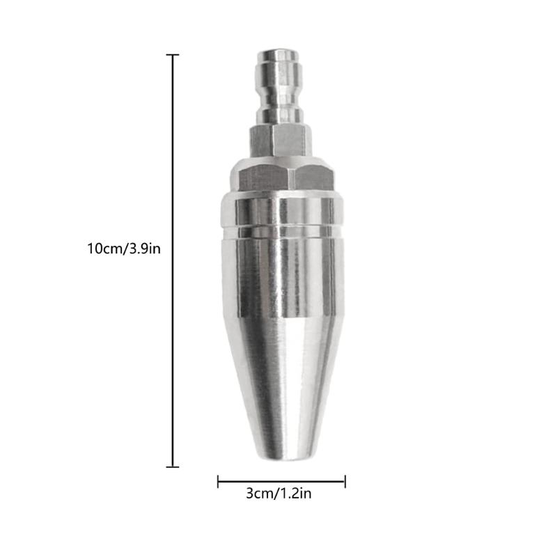 Schneller Anschluss einer rotierenden Düse für Hochdruckreiniger mit 4000 Psi, 7 Spitzen, mehrere Grad, Drehfunktion