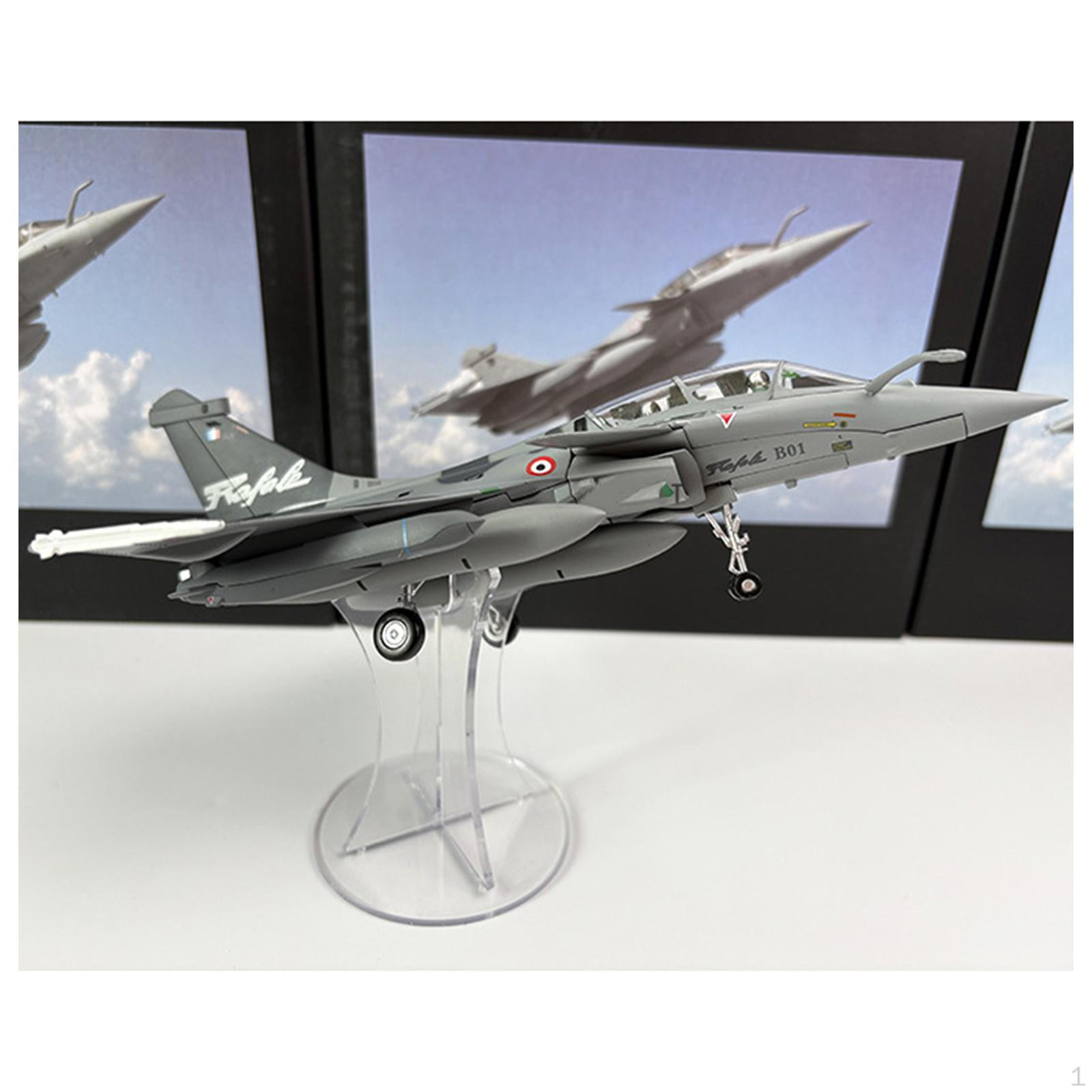 

1:72 French Fighter Model with Display Base Airplane Attack Aircraft Toy for Office Bar