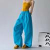 Overalls women's new loose dopamine hiphop pants pleated wide-leg casual sweatpants