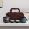 Business Annual Meeting Company Events Ceramic Travel Tea Set Portable Souvenir Company Team Building Gift