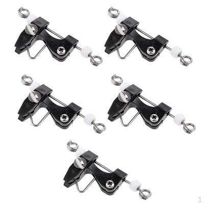 5 peças Clipes de Liberação Outrigger para Exterior - Outriggers Ajustáveis, Downriggers, Pesca com Kite