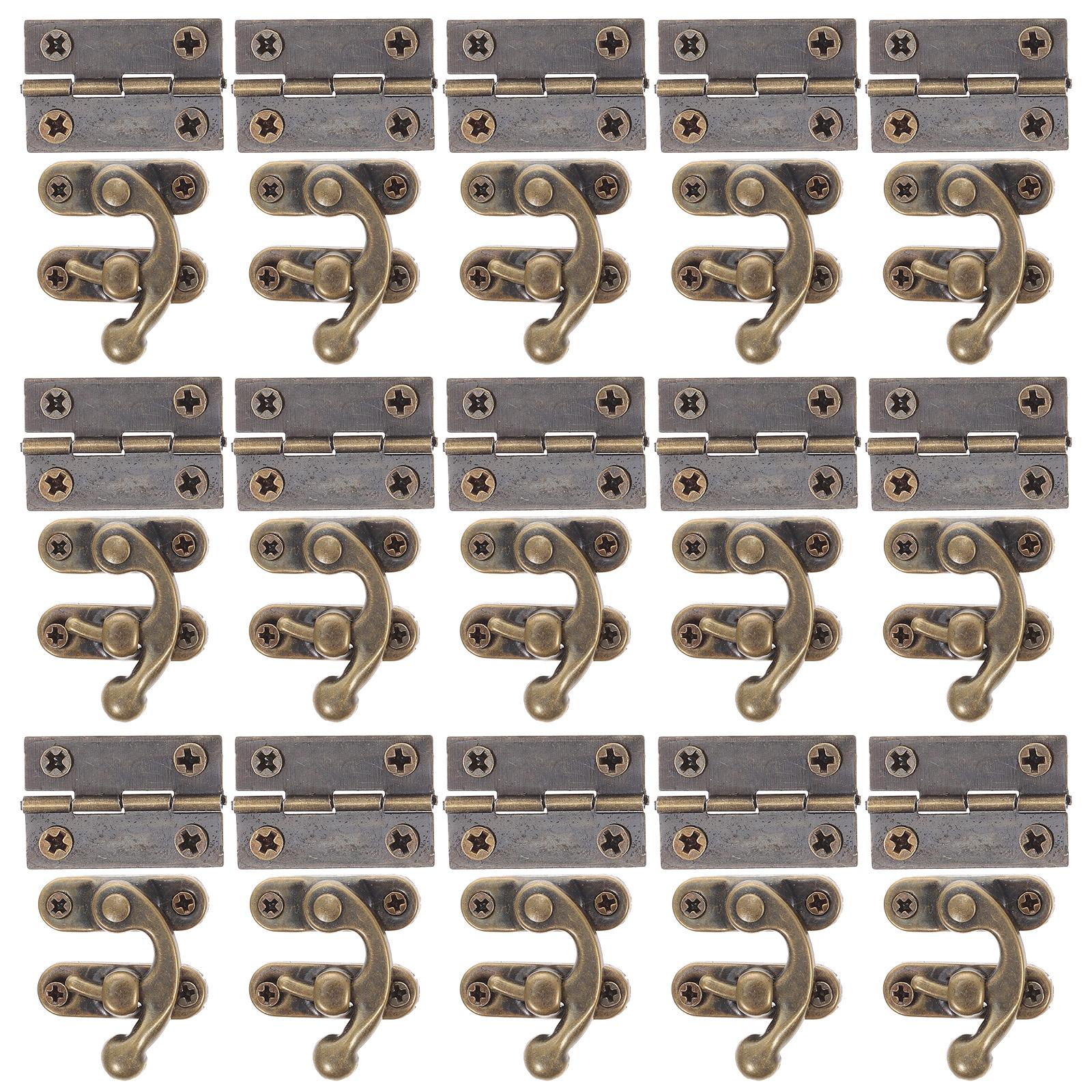 

1Set Small Hinges for Wooden Box Vintage Cabinet Part Decorative Drawer Hinges Replacement Jewelry Box Hardware Kit China Mainland