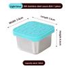 Stainless Steel Food Storage Container With Silicone Lid For Home Use And Portable Meal Prep