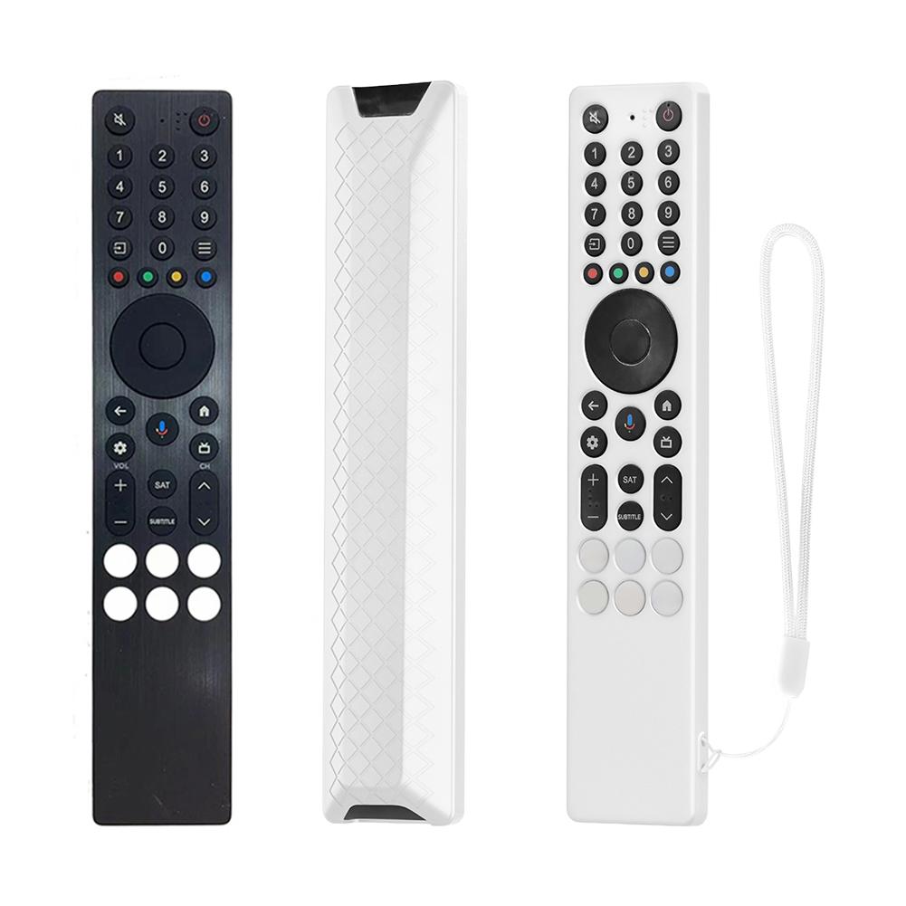 Silicone Case For TCL RC833A Remote Control Cover Silicone Shockproof Protector Shell with Lanyard Shockproof Smart TV Accessory