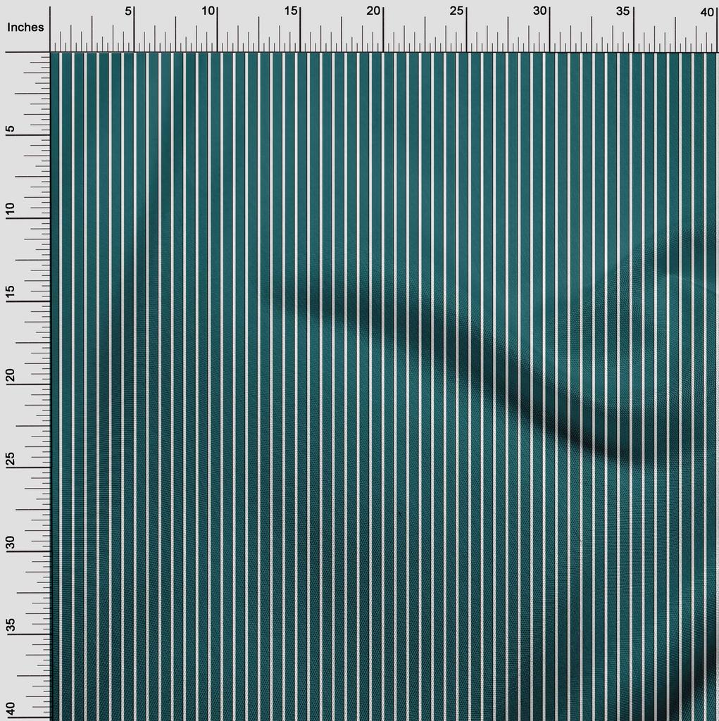 oneOone Cotton Flex Fabric Vertical Stripe Print Sewing Fabric BTY 40 Inch