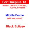 For OnePlus Oneplus 1+ 9 11 11R 12 13 Middle Frame Housing Front Frame Cover Housing with Side Button Replacement Parts