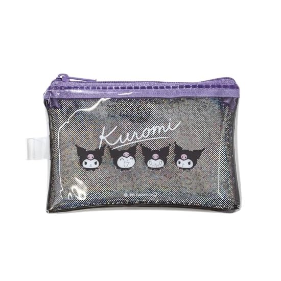Sanrio Glitter Flat Mini Pouch N Kuromi