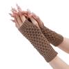 Short Men's and Women's Knitted Warm Half Finger Open Finger Arm Sleeve