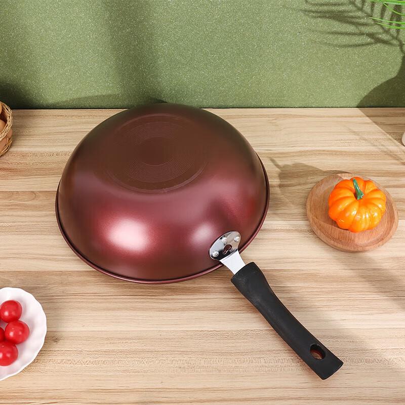 Bescook 32cm Antihaft-Gusseisen-Wok