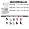 Universal Elastic White Skirt Chair Cover for Weddings & Banquets