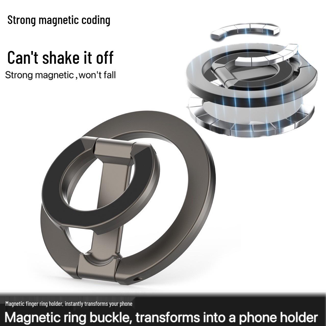 Ultra-Slim Rotating Double-Sided MagSafe Phone Holder фиолетовый