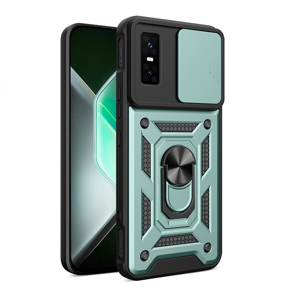 Hülle für Infinix GT 30 Pro 5G Hülle Schiebekamera Ringständer Schutzhülle für Infinix GT 30 Pro Stoßfeste Capa