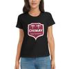 T-shirt da Donna Chimay Estiva Manica Corta Girocollo Cotone Magliette Abbigliamento Top Streetwear