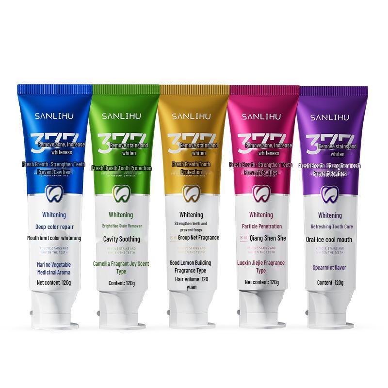 Dual Effect Whitening Toothpaste for Stain Removal & Anti-Sensitivity, Fresh Mint Breath