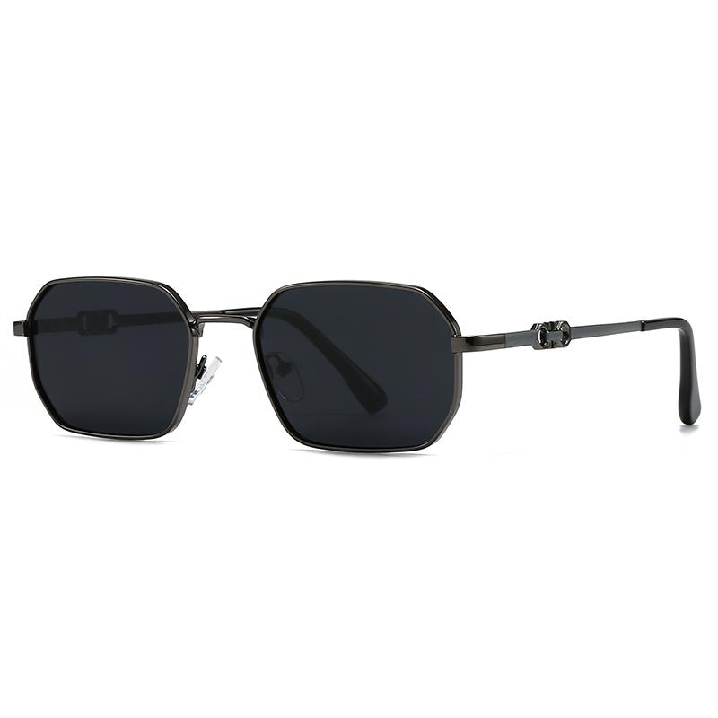 Sunglasses Popular Cross-Border Export Item Men's Sunglasses for European and American Street Style Instagram Influencer Model Square Sunglasses 1409