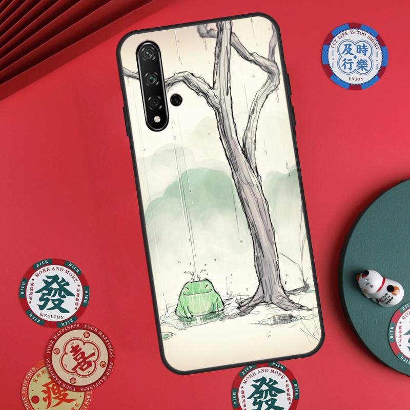 Cute Cartoon Frog For Huawei Nova Y60 Y70 Y90 Y72 Y73 Y61 Y91 7i 8i 11i 12i 12s 9 10 SE P20 P30 P40 Lite Case