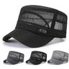 Mesh Iron Standard Full Network Outdoor Sunscreen Hat Casual Flat Top Hat Summer Hat Men's Shading Breathable Summer