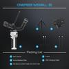 zhi yun ZHIYUN Weebill 3E Camera Stabilizer 3-Axis Gimbal for DSLR Mirrorless Cameras Bluetooth Shutter Control PD Fast Charging Vertical