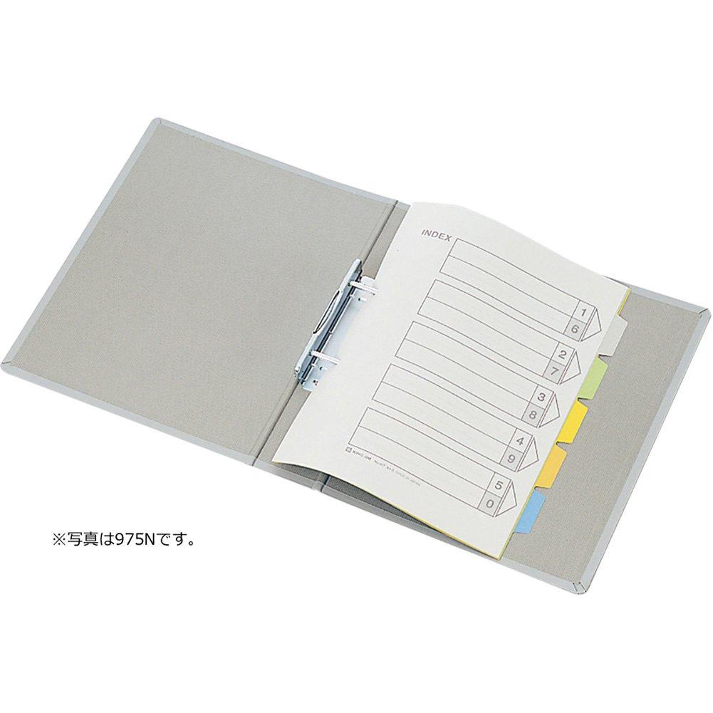 Kingjim King File 500 955N G, B5, Sheets, Gray,