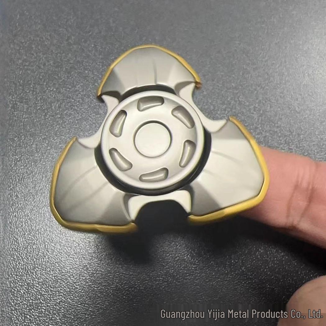 Stress-Relief Metal Fidget Spinner Gyroscope: EDC Decompression Toy