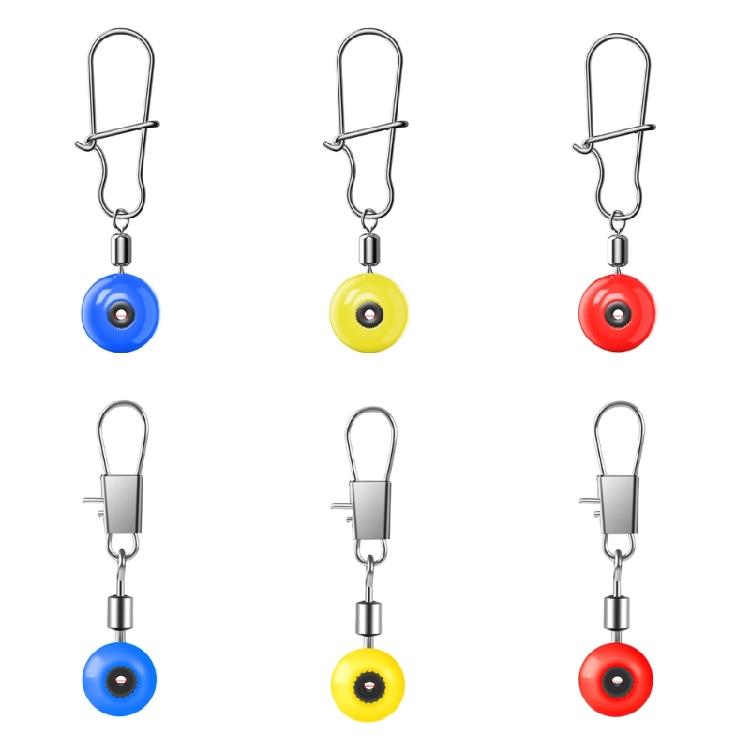 100Pcs Fishing Line Sinkers Slides Fishing Line Hook Swivels Shank Clip Connector Rolling Swivels Supply Fishing Tackle