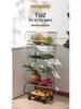 Multi-Layer Kitchen Vegetable & Fruit Storage Trolley
