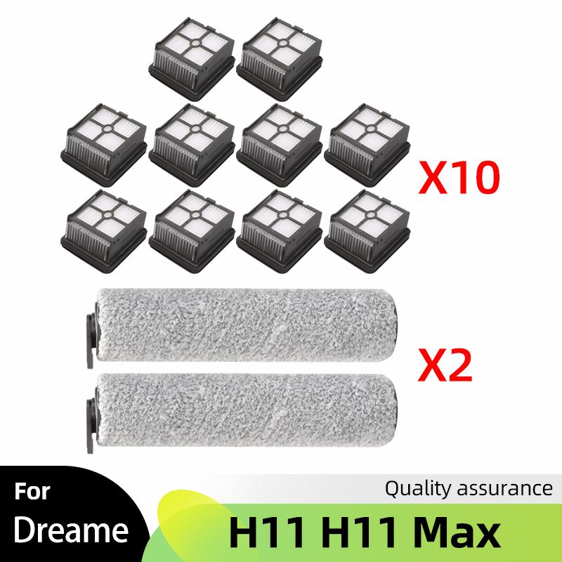 Roller Main Soft Brush Hepa Filter For Dreame H11 MAX Electric Floor Household Wireless Vacuum Cleaner Accessories