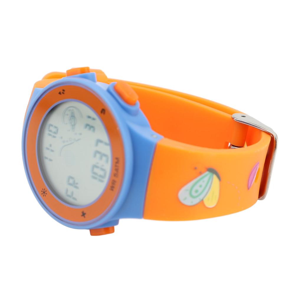 Kids Digital Watch Colorful LED Backlight 50M Water Proof Stopwatch Calendar Alarm TPU Strap 12 24 H Chronograph Watch