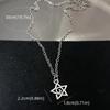 Hollowed Vortex Necklace Gothic Metal Chain Jewelry New Spiral Pendant Necklace  Gifts