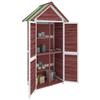 Tool Shed Mocha 89x52.5x175 Cm Solid Pine Wood