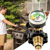 Propane Cylinder Adapter Propane Tank Gauge Pressure Meter Outdoor Cooking Accessories For Camping BBQ Grill Heater