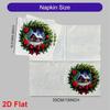 20pcs Disposable Napkins with Christmas Wreath Pattern Print for Wedding,Parties,and Daily Use for Thanksgiving Fall Christmas Table Decoration